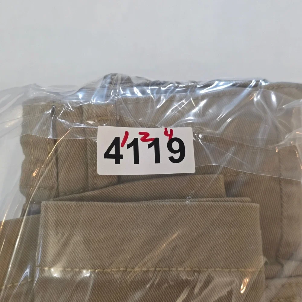 True Religion Patch Pkt Shorts Mens 32 Tan Khaki Flap Pocket Utility Cargo